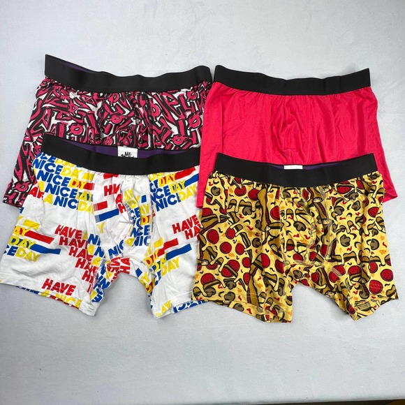 MeUndies Men's Assorted 4 Pack Boxer Brief Underwear's Size Small - Picture 1 of 6